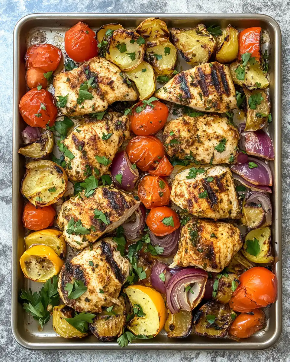 Mix of ingredients for chicken shawarma marinade including Greek yogurt and spices