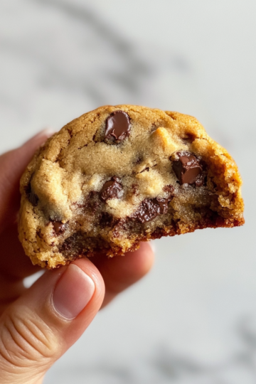 Copycat Chocolate Chip Levain Bakery Cookie taken with iphone 15 pro max --iw 2 --ar 4:5 --v 6.1 --raw