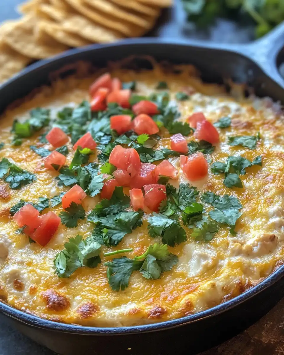 Ingredients for chicken queso dip including cheeses and spices
