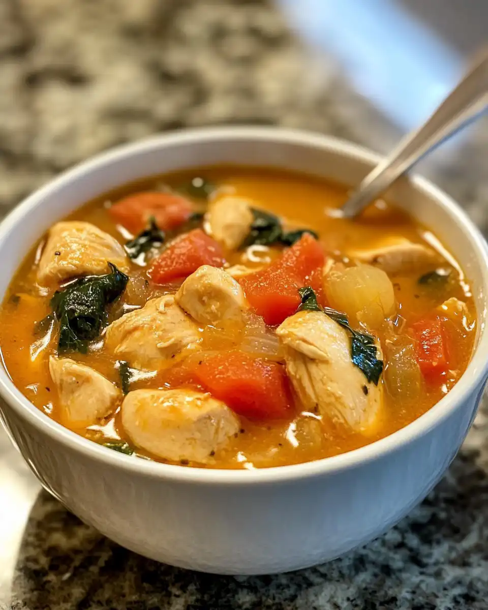 Ingredients for hearty chicken stew including chicken, carrots, potatoes, and herbs