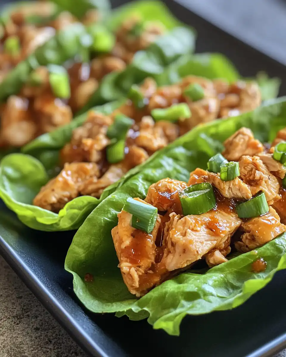 Ingredients for Instant Pot chicken lettuce wraps laid out including sauces and vegetables