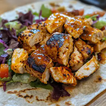 Spicy Chicken Wraps taken with iphone 15 pro max --iw 2 --ar 4:5 --v 6.1 --raw