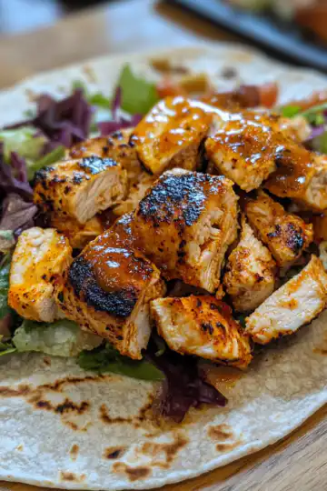 Spicy Chicken Wraps taken with iphone 15 pro max --iw 2 --ar 4:5 --v 6.1 --raw